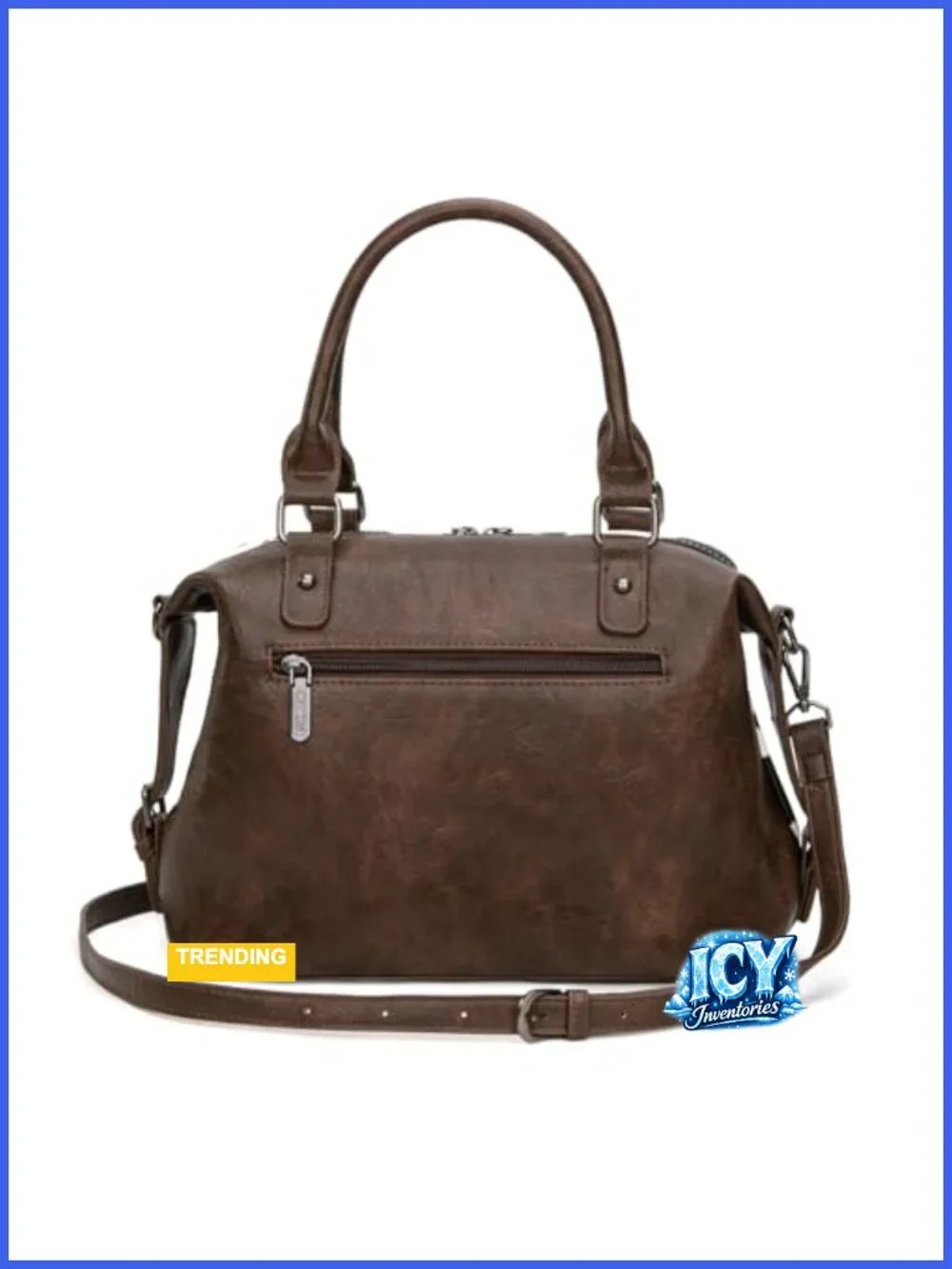 Wrangler Faux Leather Doctor Bag Barrel Satchel Purse